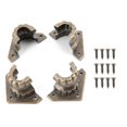 thumbnail image 1 of Box Leg, Vintage Wood Box Decoration Zinc Alloy 4pcs Box Leg Corner For Jewelry Chest For Furniture, 1 of 8