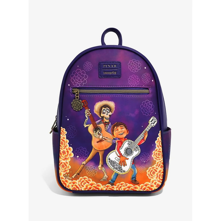 Box Lunch Exclusive Coco Hector & Miguel Marigolds Mini Backpack