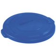 thumbnail image 1 of Box Management RUB320LBLU 20 gal Brute Flat Trash Can Lid, Blue, 1 of 1