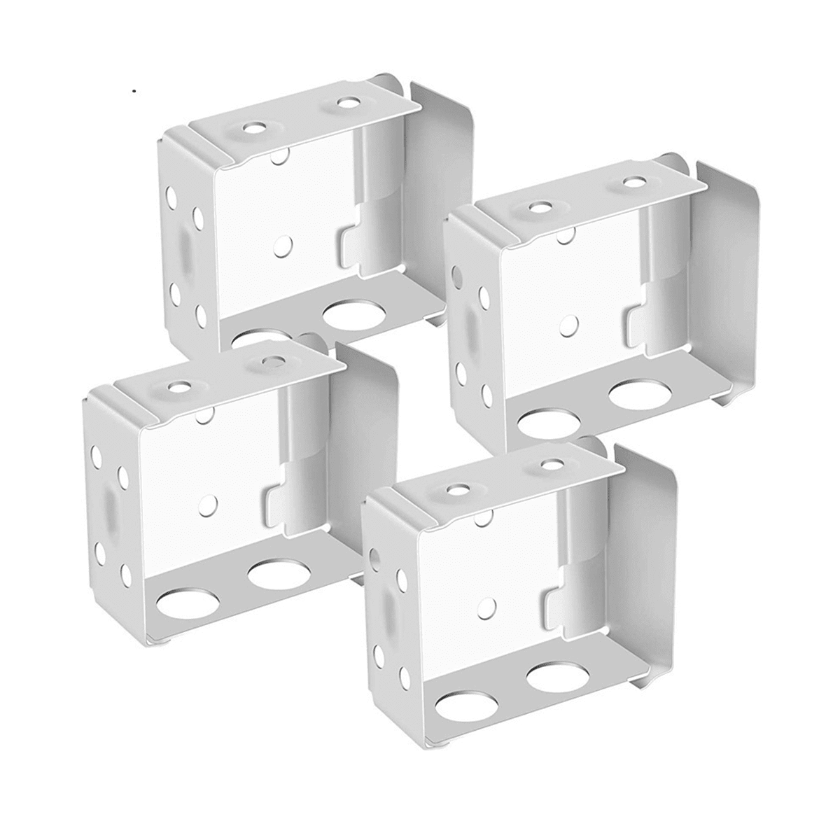 Box Mounting Bracket 1Set for White Color Window Blinds Headrail