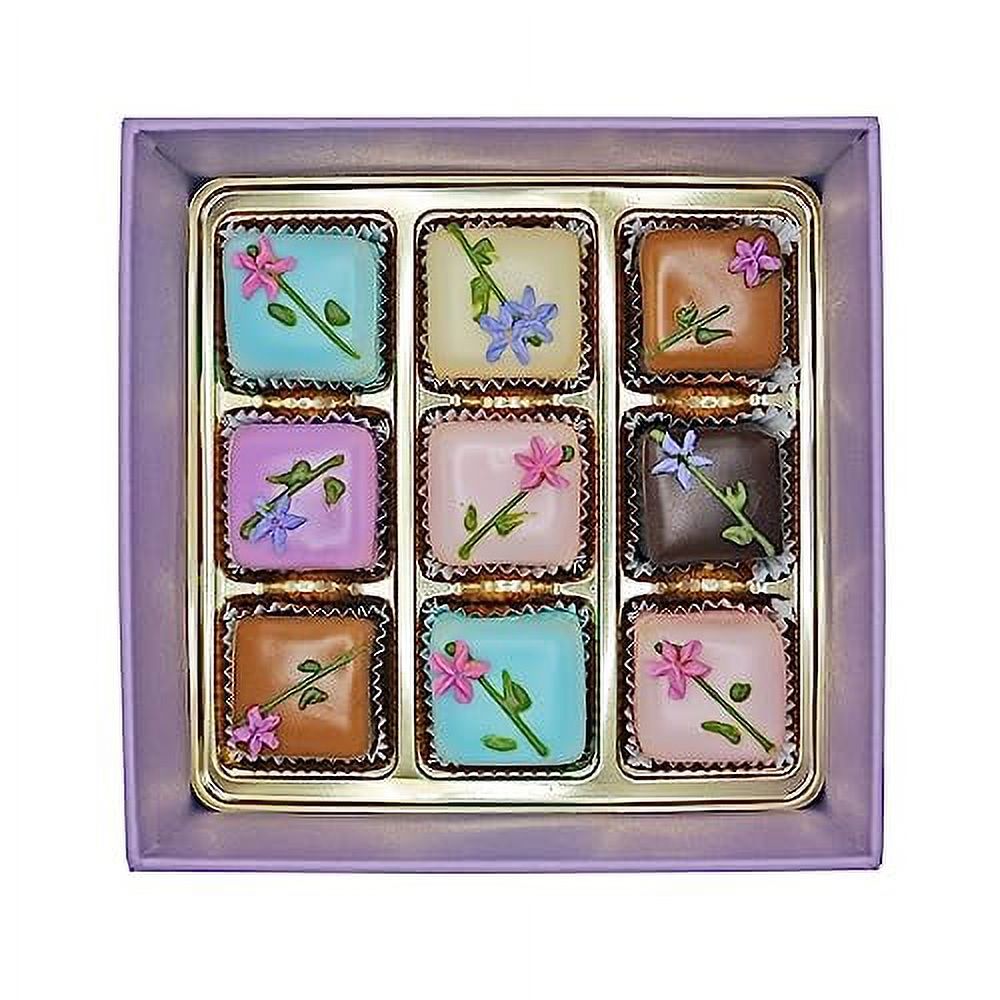 “Box Of 9 Assorted Petit Four Demitasse,” Luxury Petits Fours With
