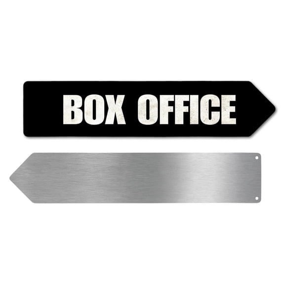 Box Office Metal Sign by DC | Arrow Metal Directional Signage for ...