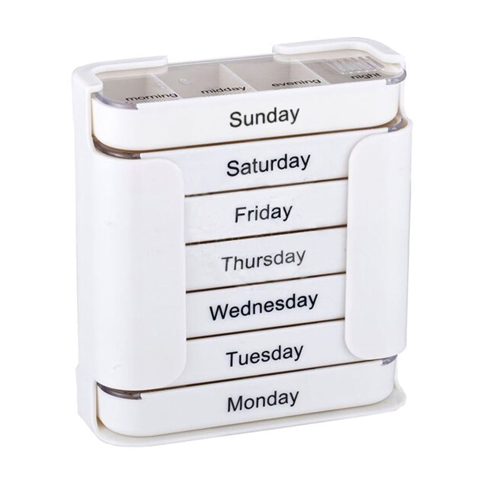 Box Organizer Storage Plastic Drawer Storage Organizer 28 Compartment Storage White Plastic Organizer Box for Daily and Small Item Storage One Pack