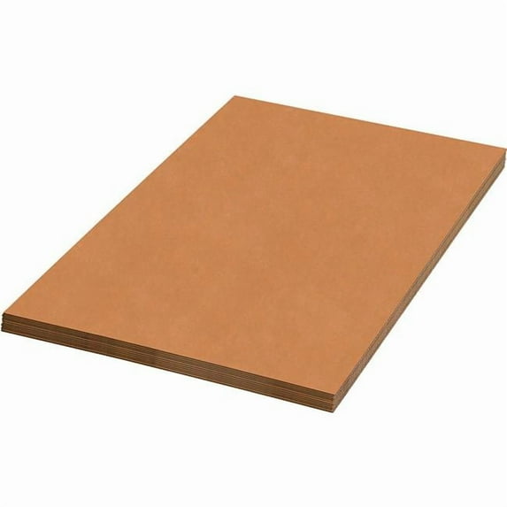 Box Packaging B74916 48 x 36 in. Single Wall Corrugated Sheets, Kraft - Case of 5