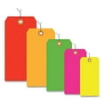 thumbnail image 1 of Box Packaging B43726 Shipping Tags - Pre Wired - No. 5 - 4.75 x 2.375 in. - Fluorescent Yellow - Pack of 1000, 1 of 2