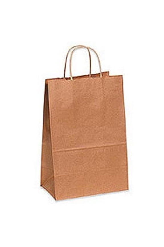 BGS111K 18 x 7 x 18 in. Kraft Shopping Bag - Pack of 200