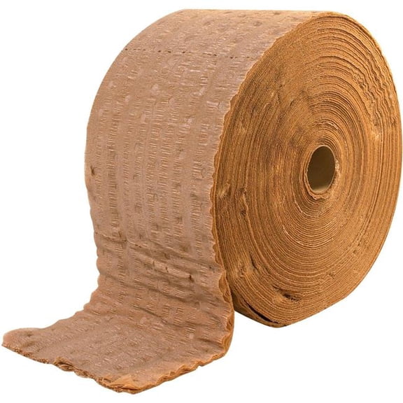Box Packaging B3203451 Cellulose Wadding Roll, Perforated at 12 in. & Slit at 24 in. 48 x 150 ft. Kraft - Brown