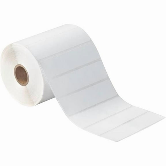 Box Packaging B3203671 Desktop Direct Thermal Labels, 4 x 0.5 in. - 1 in. Core - White - 12 Rolls per Case