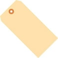thumbnail image 1 of Box Packaging B3203472 Manila Shipping Tags, 13 Point, 5.25 x 2.62 in. - Tan - Pack of 250, 1 of 1