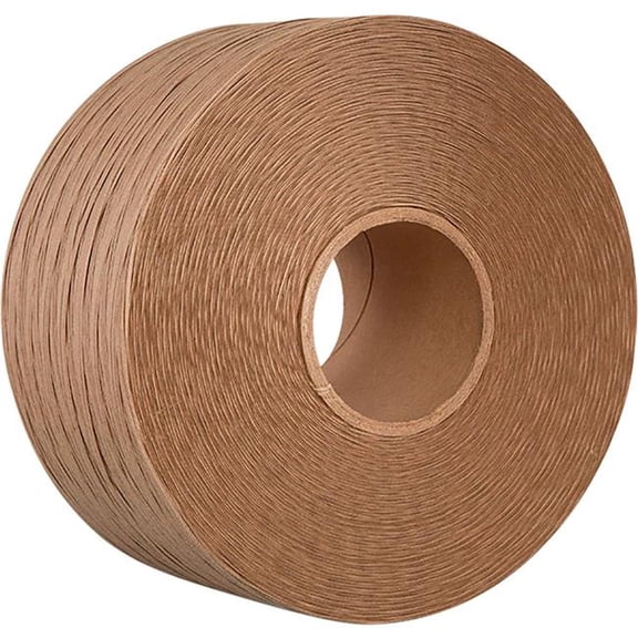 Box Packaging B3203251 Recycled Paper Twist Tie Spool, 7000 ft. x 0.15 in. - Kraft - Brown