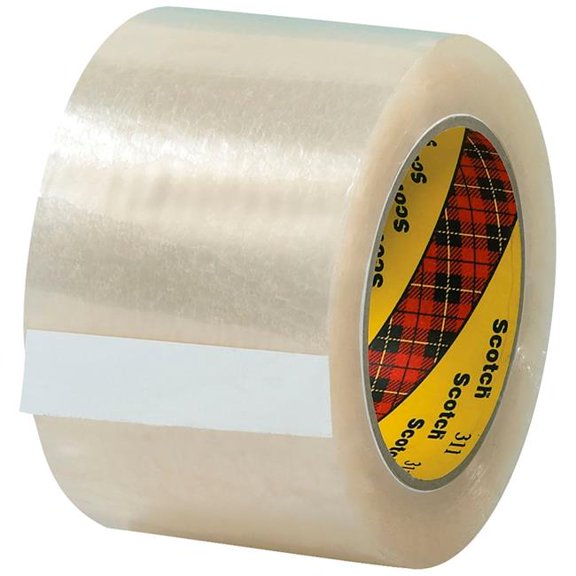 Box Packaging B3171678 Scotch 311 Carton Sealing Tape - 3 in. x 110 Yard - 2.05 Mil - Clear