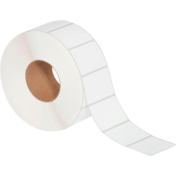Box Packaging B3203913 Thermal Transfer Labels, 3.5 x 2 in. - 3 in. Core - White - 6 Rolls per Case