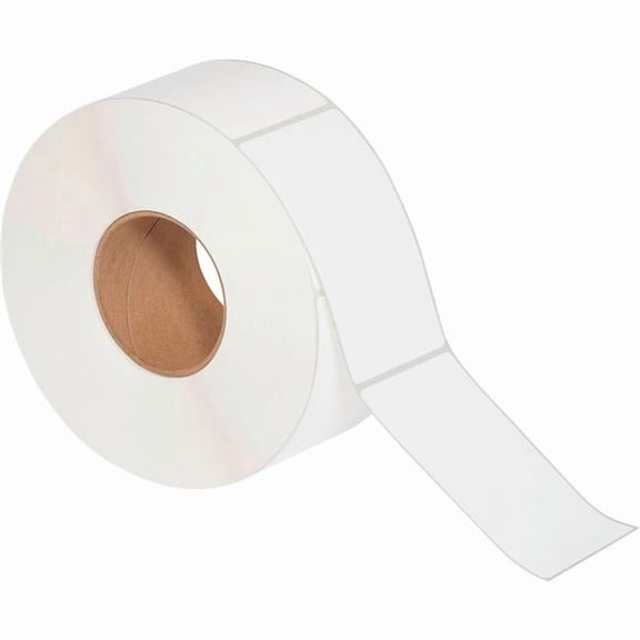Box Packaging B3203894 Thermal Transfer Labels, 3.5 x 5 in. - 3 in. Core - White - 4 Rolls per Case