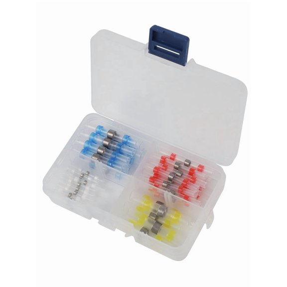 Box-Packed Thermal Shrinkage Electrical Car Wire Connector Solder Extrusion Terminals Block Cable Termination Wireway Clamping