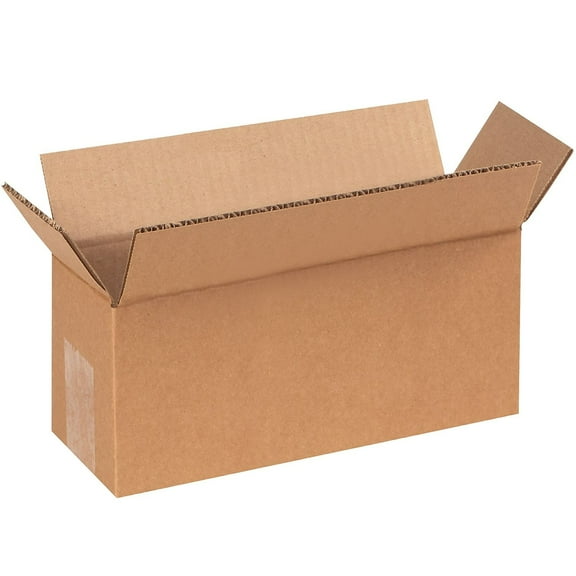 Box Partners 09'' x 4'' x 3'' Standard Corrugated Shipping Box 200#/ECT 25/Bundle (943)