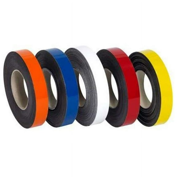 Box Partners  1in. x 100 ft. White Warehouse Labels - Magnetic Rolls