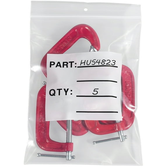 Partners Brand Parts Bag,Hang Holes,2x3",4 Mil,PK1000 PB12001