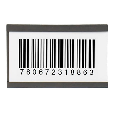 Box Partners 2 x 3 in. Magnetic C-Channel Cardholders - Pack of 25
