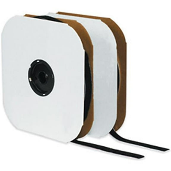 Box Partners 2in. x 75ft. Hook Black Cloth Tie Tape - Individual Strips