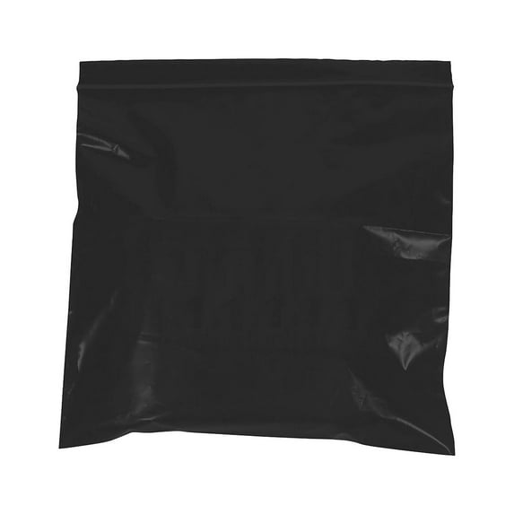 Box Partners Reclosable 2 Mil Poly Bags 3" x 3" Black 1000/Case PB3540BK