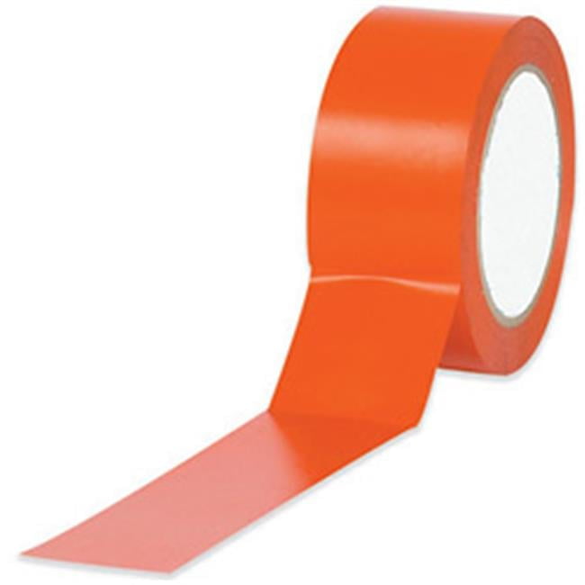 Box Partners  3in. x 36 yds. Orange Solid Vinyl Safety Tape - Orange - 3in.