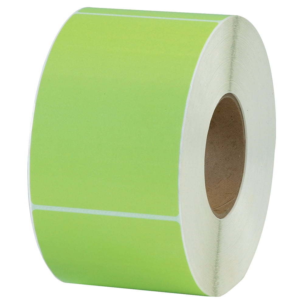 Box Partners Thermal Transfer Labels 4" x 6" Green 4/Case THL130GN