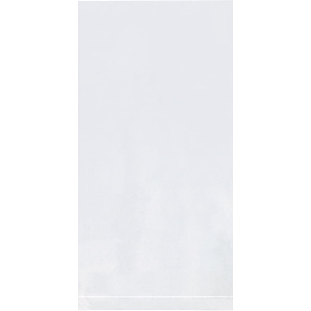 Box Partners 4 x 7 in. 15 Mil Flat Poly Bags - Clear