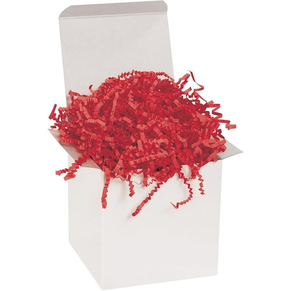 Office Depot Brand Crinkle Paper, Red, 40-Lb Case