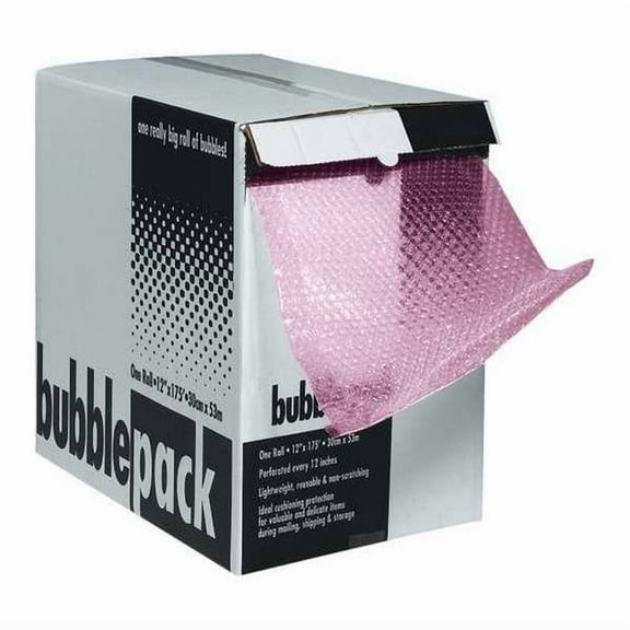 Bubble Dispenser Pack, Antistatic, 1/2" x 24" x 50'
