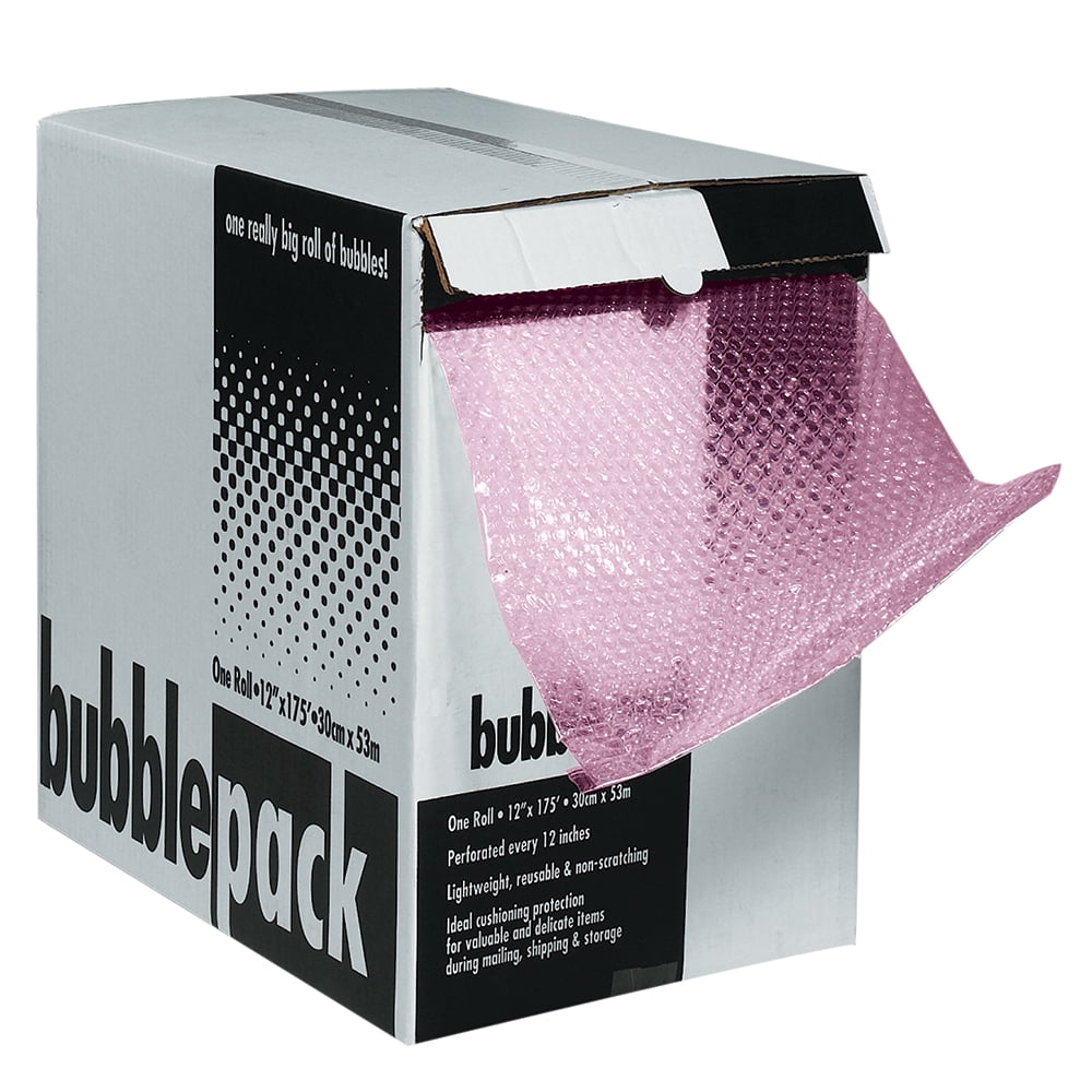 Bubble Dispenser Pack, Antistatic, 1/2" x 12" x 50'
