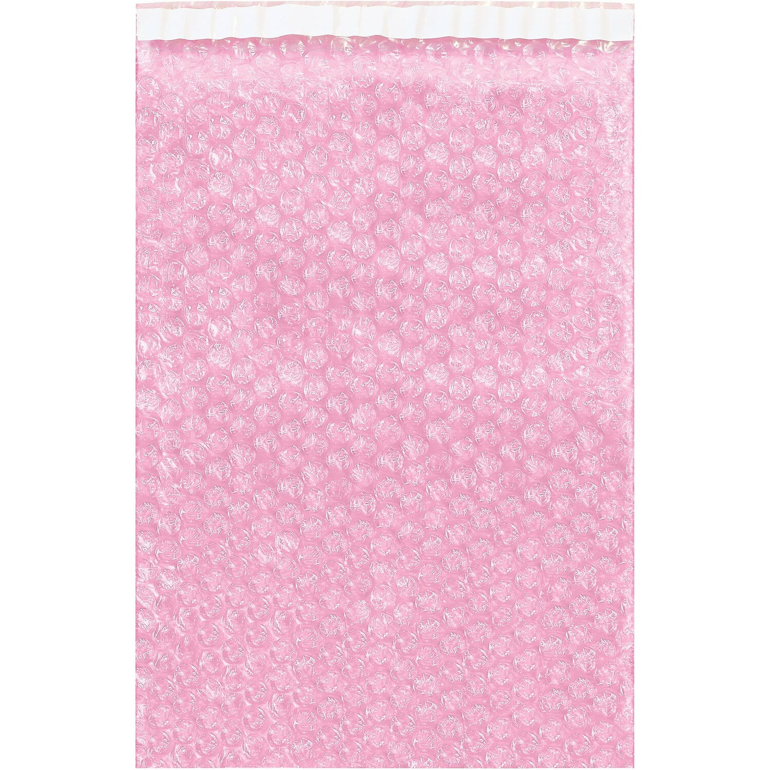 Office Depot® Brand Anti-Static Self-Seal Bubble Pouches, 10" x 20", Pink, Case Of 200