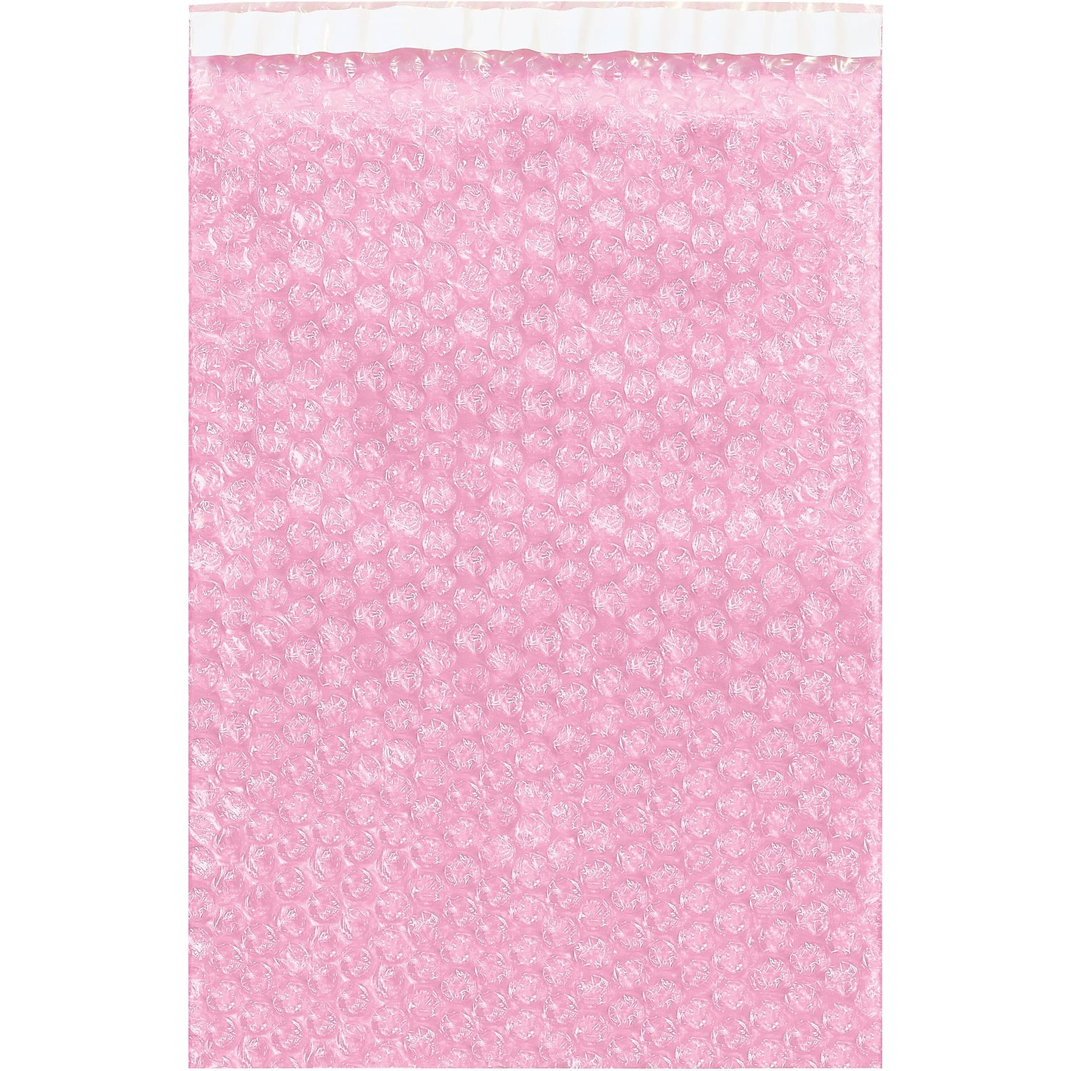 Office Depot® Brand Anti-Static Self-Seal Bubble Pouches, 6" x 6 1/2", Pink, Case Of 500