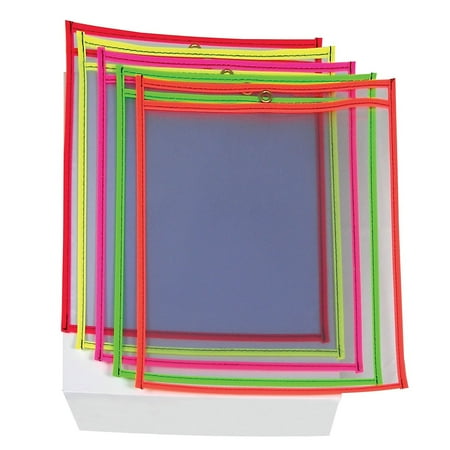 Box Partners Assortment Pack Job Ticket Holders 9" x 12" Assorted Colors 25/Case JTH122