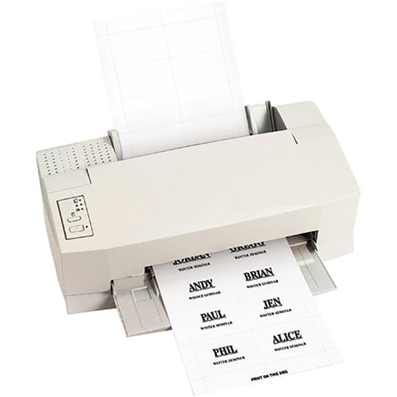 Box Partners Badge Inserts Paper 2" x 3" White 280/Case BH141