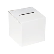 Box Partners Ballot Box 10" x 10" x 9" White 10/Bundle MBALLOT