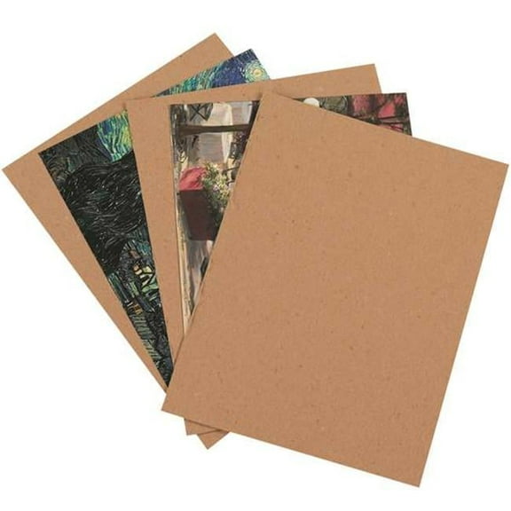 Box Partners CP1414 14 x 14 in. Kraft Chipboard Pads Case for 0.022 Point Fibreboard, Pack of 460