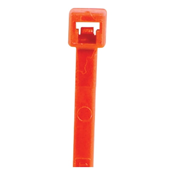 Box Partners Colored Cable Ties 40# 8" Fluorescent Red 1000/Case CT444K