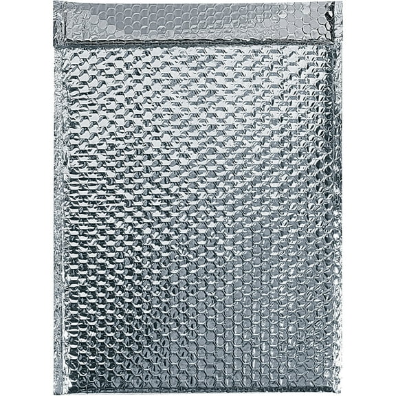 Box Partners Cool Shield Bubble Mailers 11" x 15" Silver 50/Case INM1115