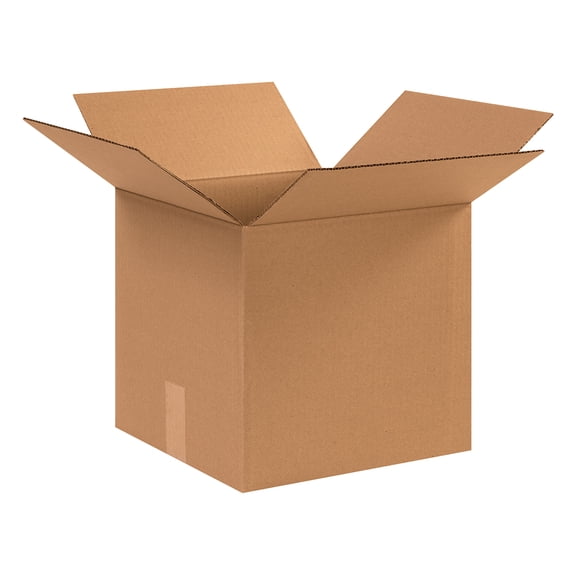 Box Partners Corrugated Boxes 12 1/2" x 12 1/2 " x 12" Kraft 25/Bundle 121212R