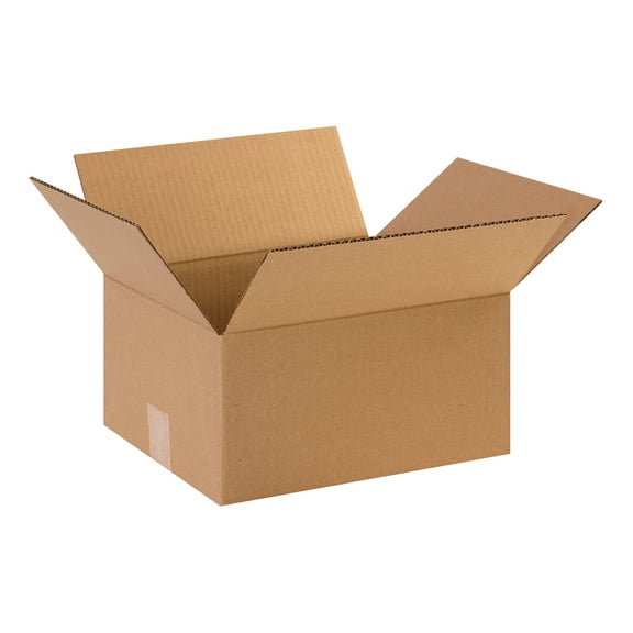 Box Partners Corrugated Boxes 12" x 10" x 6" Kraft 25/Bundle 12106