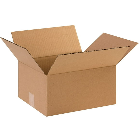 Box Partners Corrugated Boxes 12" x 11" x 6" Kraft 25/Bundle 12116