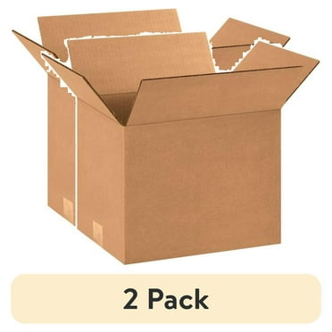 (2 pack) Box Partners Corrugated Boxes 12" x 9" x 9" Kraft 25/Bundle 1299
