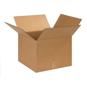 Box Partners Corrugated Boxes 13" x 13" x 10" Kraft 25/Bundle 131310
