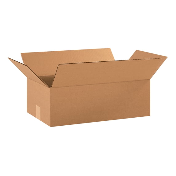 Box Partners Corrugated Boxes 18" x 10" x 6" Kraft 25/Bundle 18106