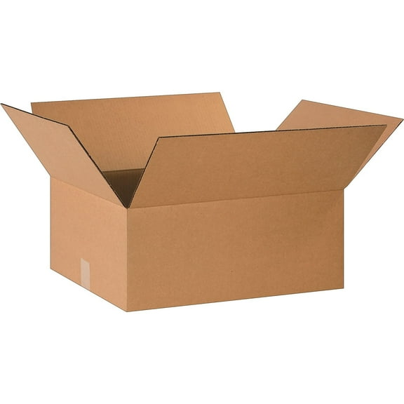 Box Partners Corrugated Boxes 20" x 16" x 8" Kraft 25/Bundle 20168