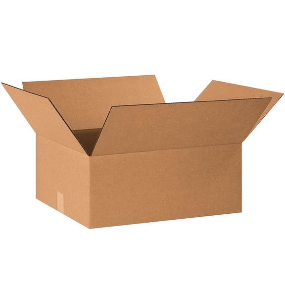 Office Depot® Brand Corrugated Boxes, 10"H x 18"W x 22"D, 15% Recycled, Kraft, Bundle Of 20