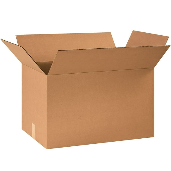 Office Depot Brand Corrugated Boxes, 16"H x 16"W x 26"D, 15% Recycled, Kraft, Bundle Of 15