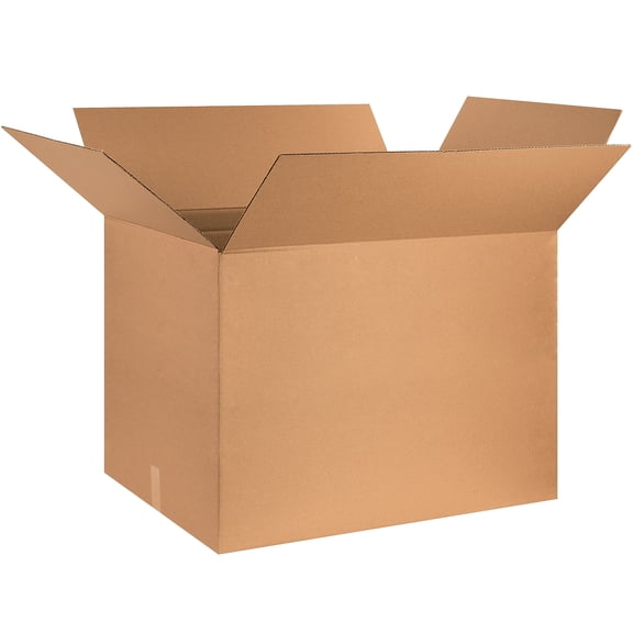 Box Partners Corrugated Boxes 30" x 26" x 24" Kraft 10/Bundle 302624