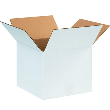 Box Partners Corrugated Bxs,12x12x10,White,25/BDL - BXP 121210W