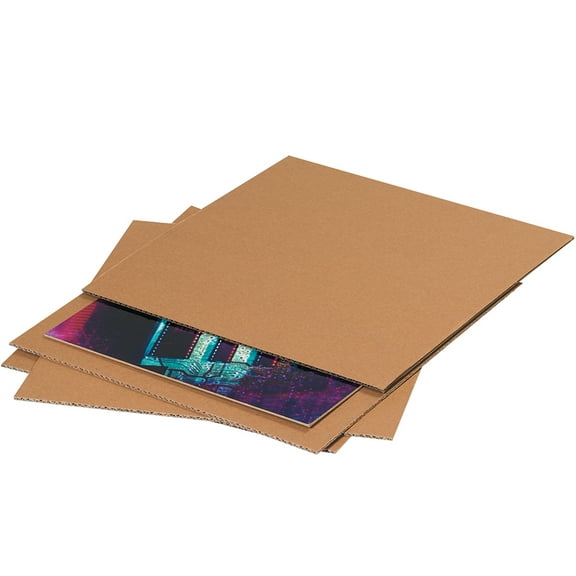Box Partners Corrugated Layer Pads,8 7/8x11 7/8,Kraft,100/BDL - BXP SP811